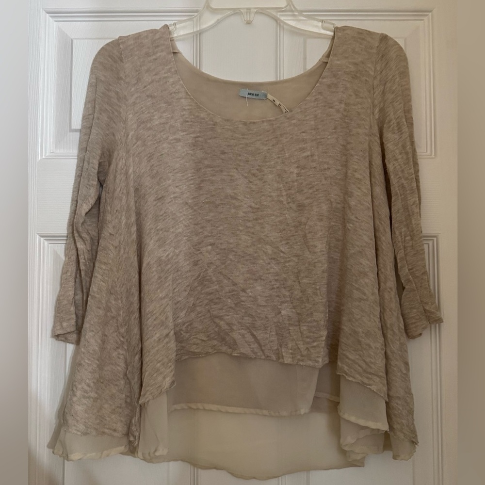 Kimchi Blue Cream Layered Blouse